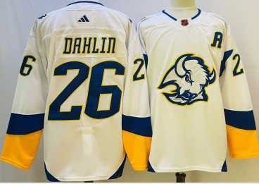 Men's Buffalo Sabres #26 Rasmus Dahlin White 2022 Reverse Retro Authentic Jersey,We sell and wholesale Men's Buffalo Sabres #26 Rasmus Dahlin White 2022 Reverse Retro Authentic Jersey on line form chian!